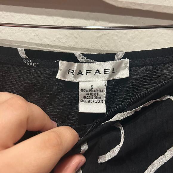 Rafael Vintage Black and white midi skirt - Picture 5 of 6